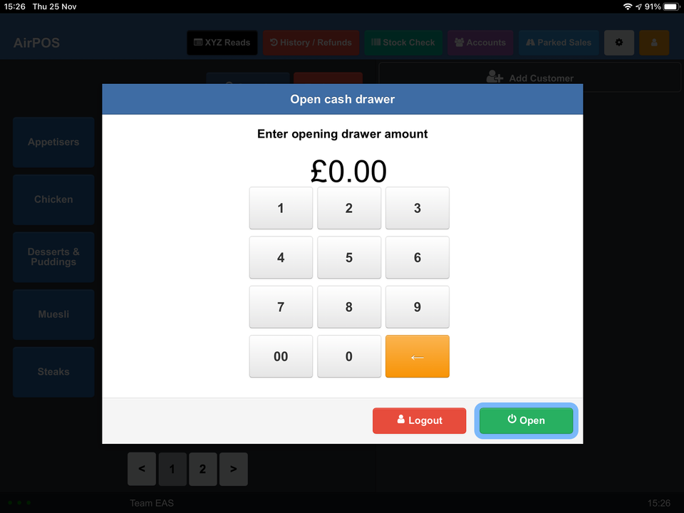 Opening and Closing your Day