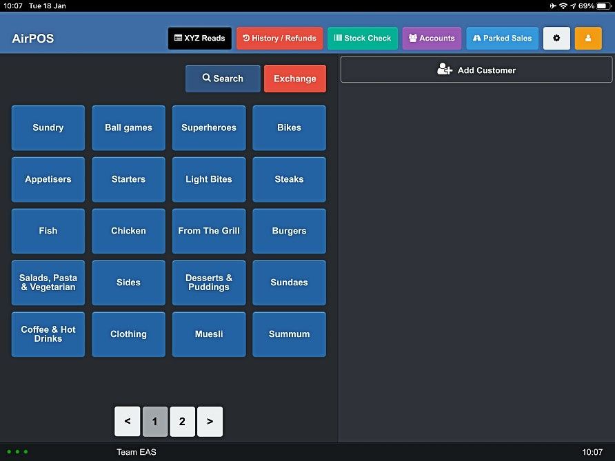 How to Switch User within the AirPOS Application
