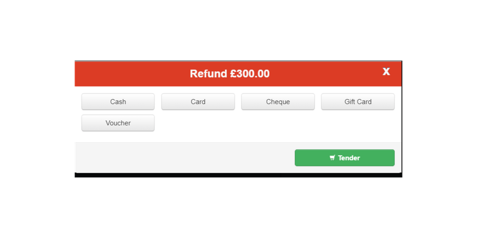 Refunding an old sale without a receipt