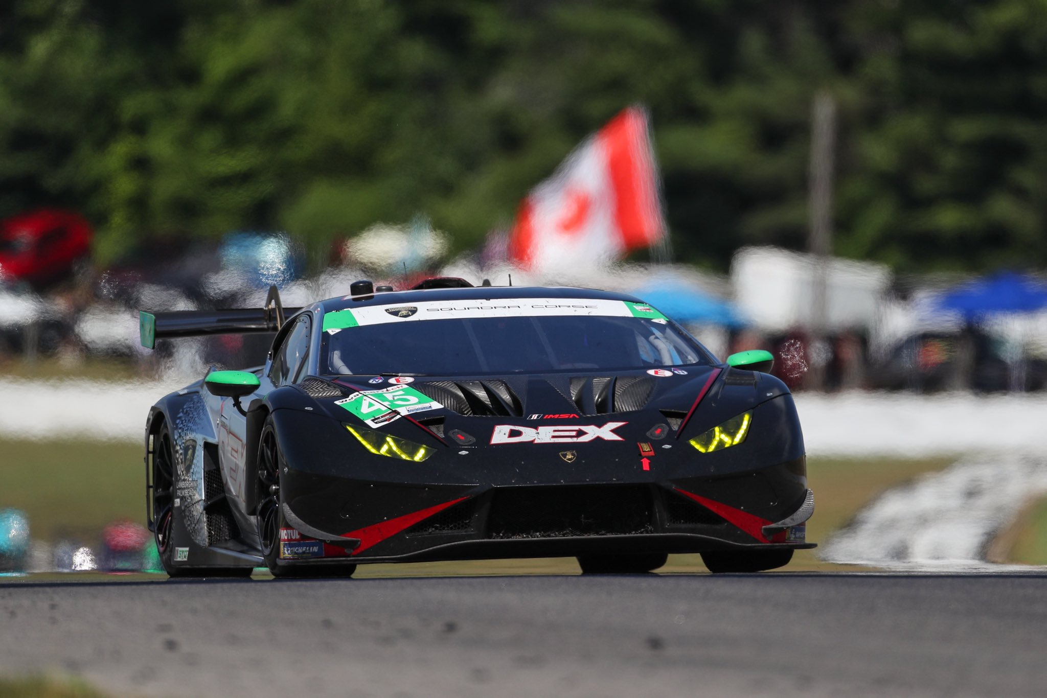 The #45 WTR Lamborghini Huracan GT3