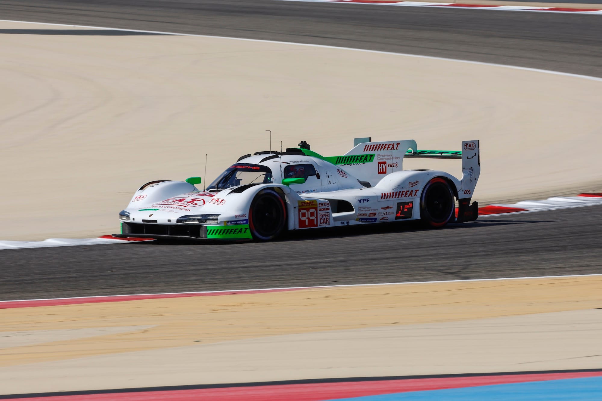 The Proton-run #99 Porsche 963 at the 8 Hours of Bahrain 2026