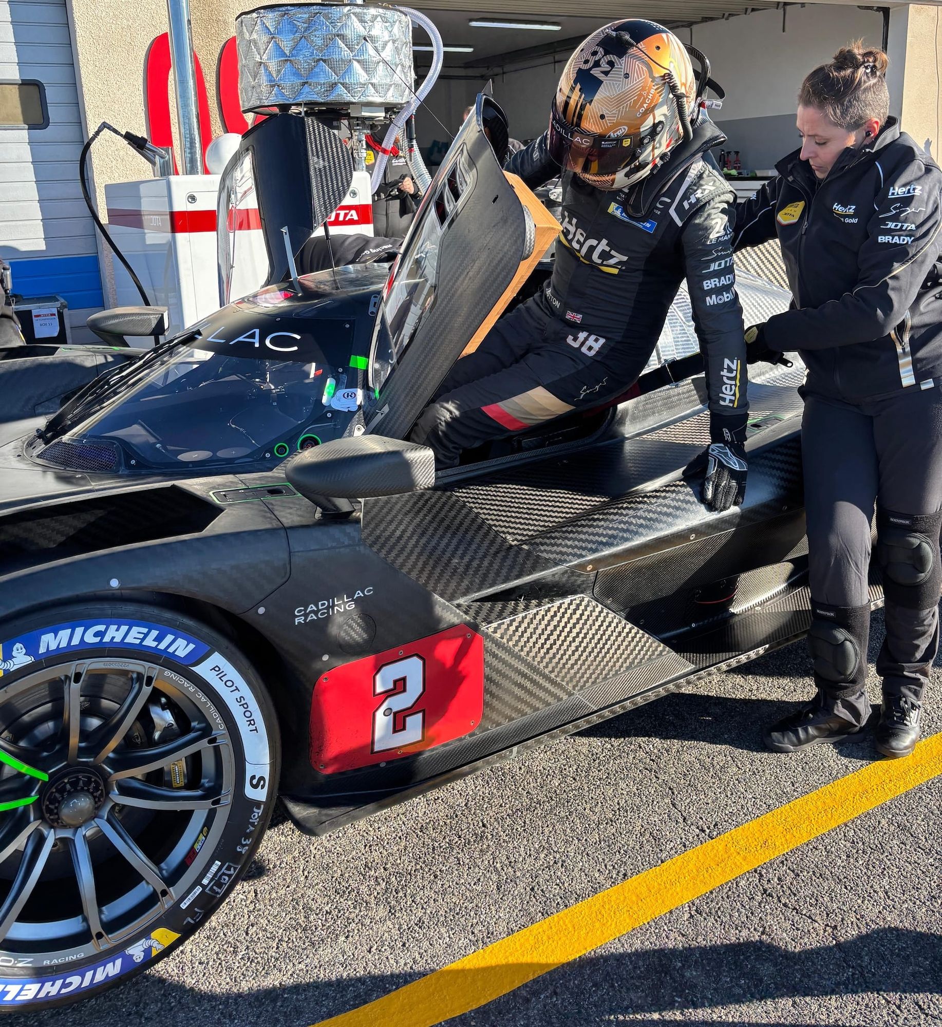 JOTA has initial taste of Cadillac machinery at Paul Ricard