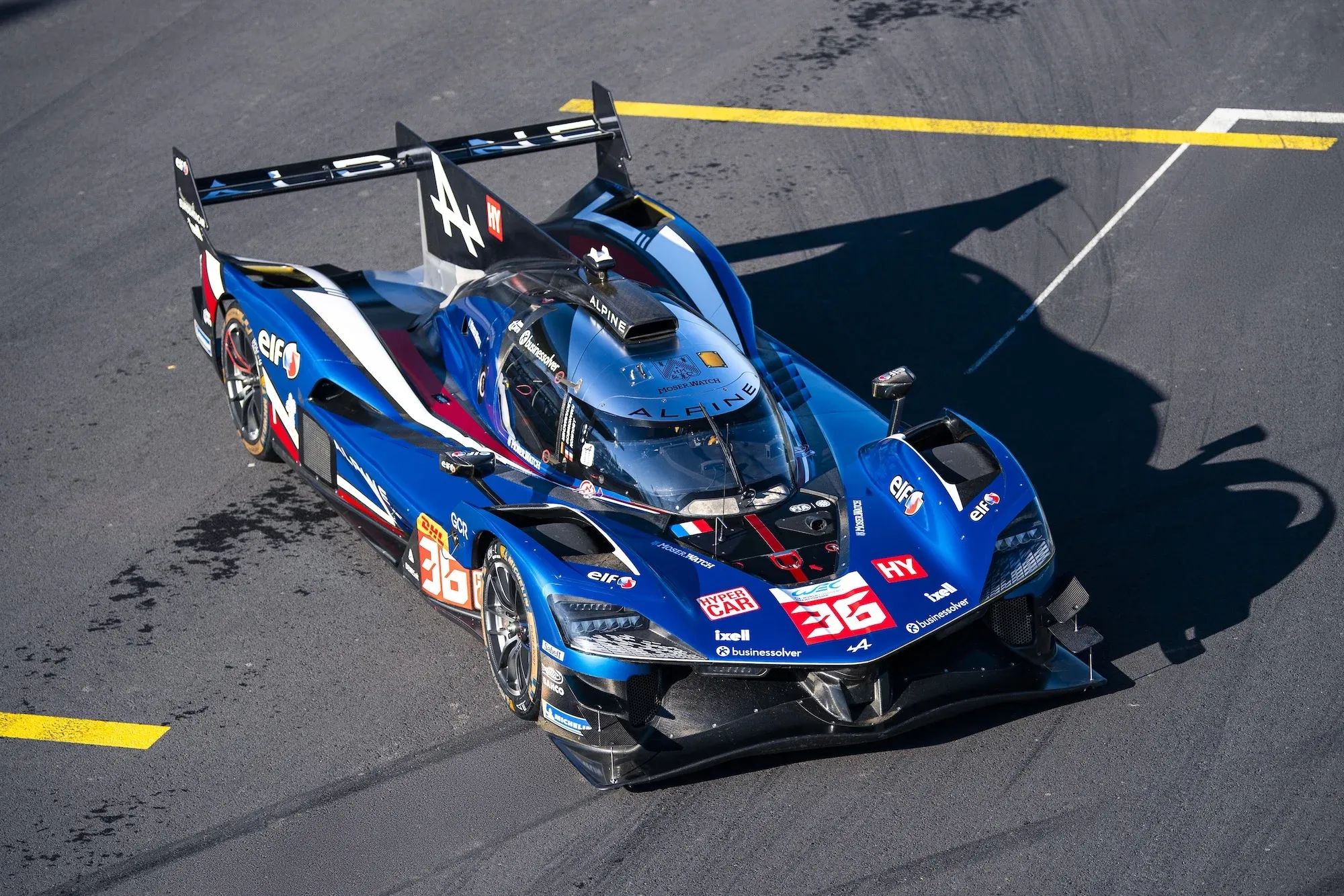 GALLERY: Shots from Alpine's A424 test at Monza