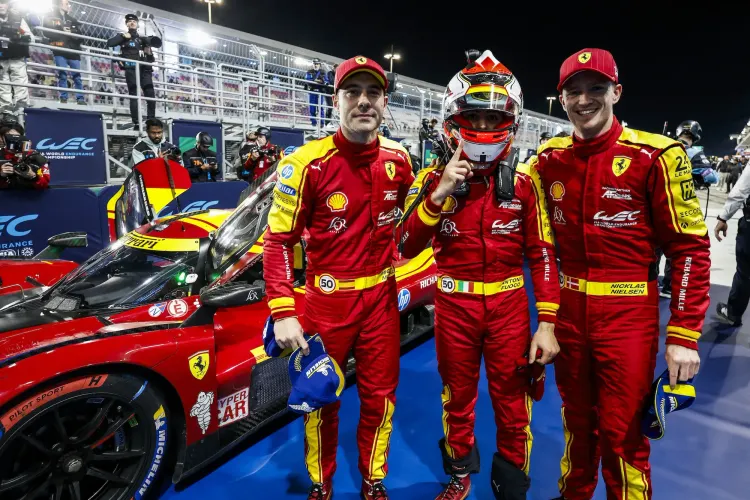 WATCH: Ferrari's behind the scenes video on Qatar hat-trick