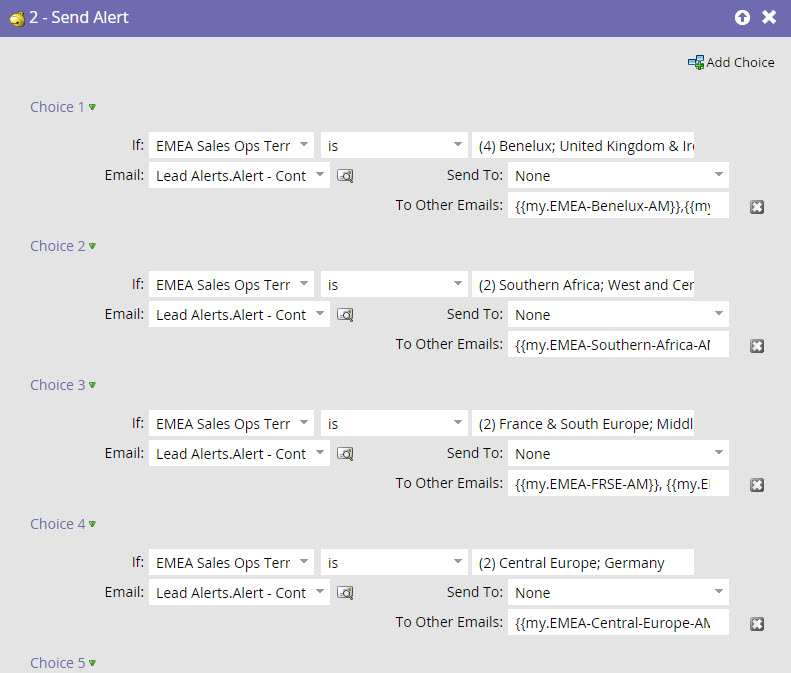 Setting tokens in Marketo flowsteps