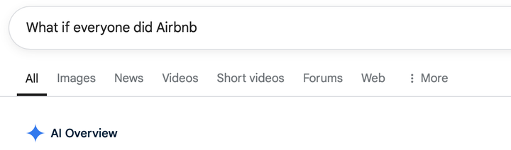 What if everyone did Airbnb
