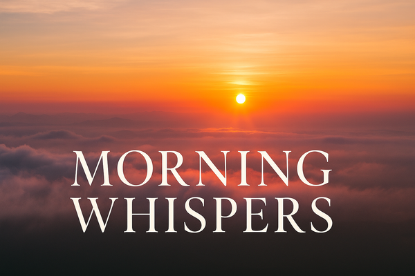 Morning Whispers: You Stopped Me