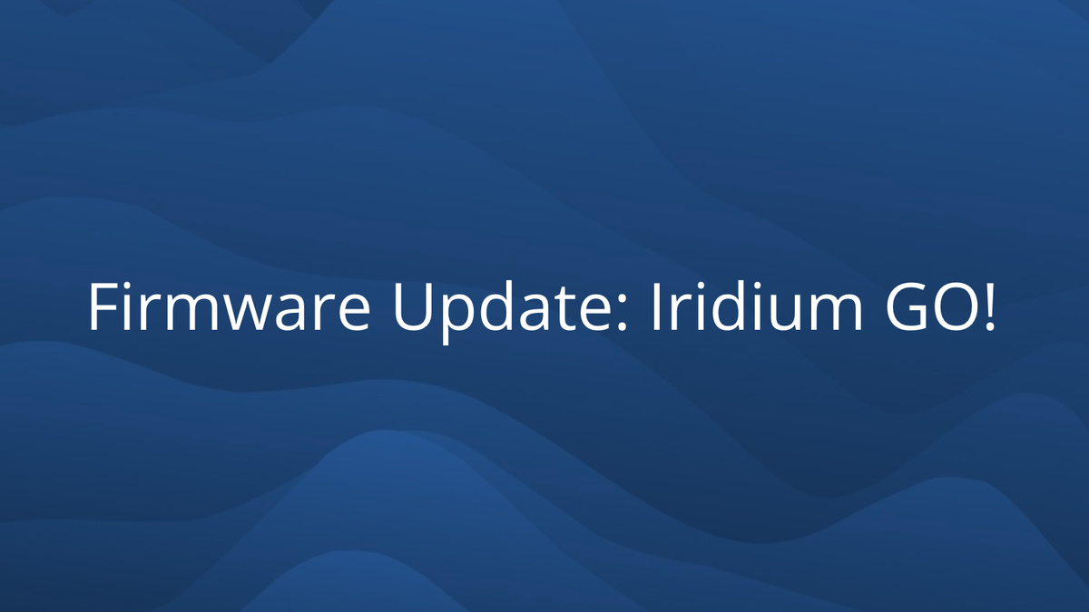 Download the Latest Iridium GO! 9560 Firmware + How to Update Post feature image