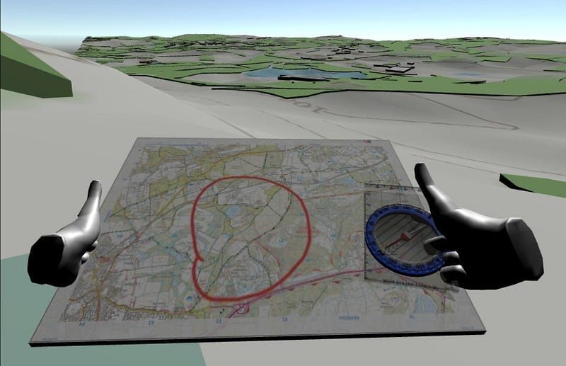 Could we teach navigation in full VR?