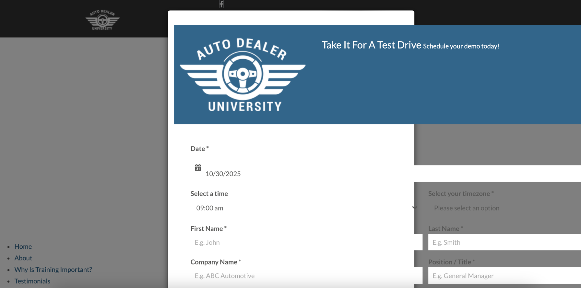 Automotive Dealer University