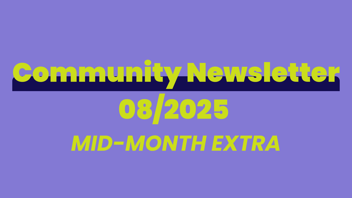 Herizon Community Newsletter 8/2025 - Mid-month extra