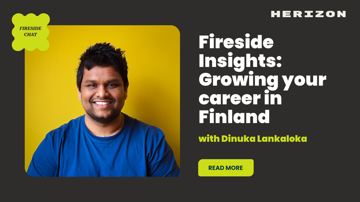 Growing your career in Finland: insights from Dinuka Lankaloka