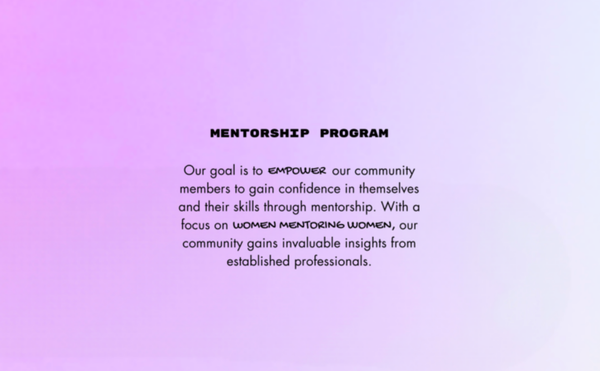 Mentorship program
