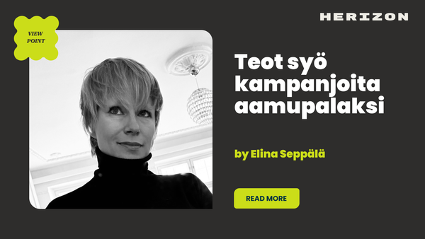 Teot syö kampanjoita aamupalaksi