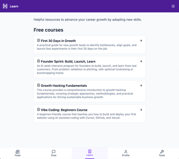 New Course: Founder Sprint