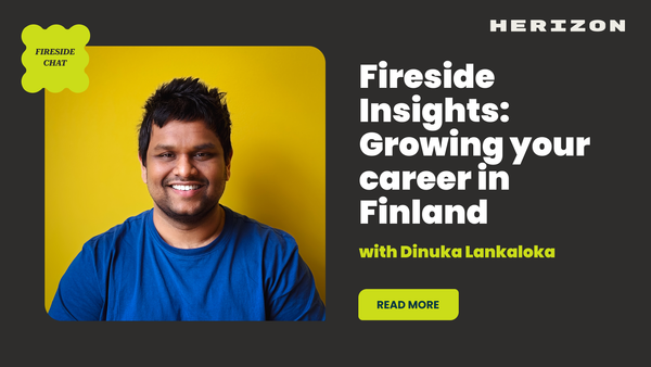 Growing your career in Finland: insights from Dinuka Lankaloka
