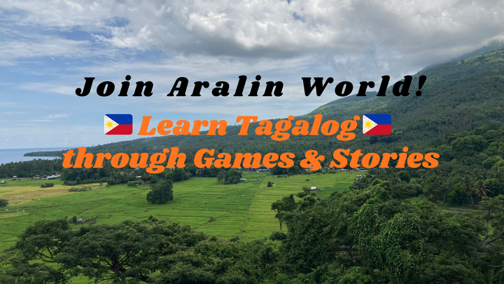 Aralin World RPG-style Tagalog learning adventure