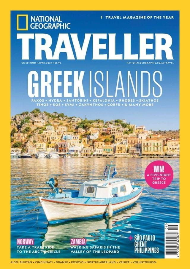 Symi en couverture de « TRAVELLER »