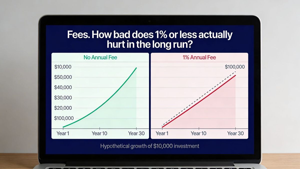 Fees. How bad does 1% or less actually hurt in the long run?