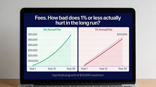 Fees. How bad does 1% or less actually hurt in the long run?