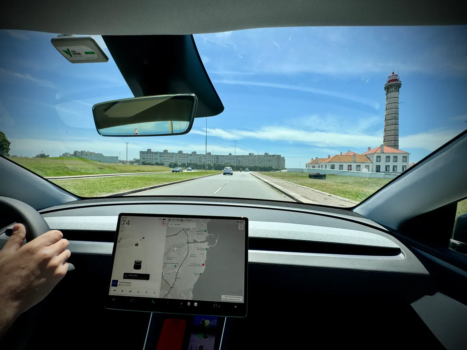 Interior do novo Tesla Model Y