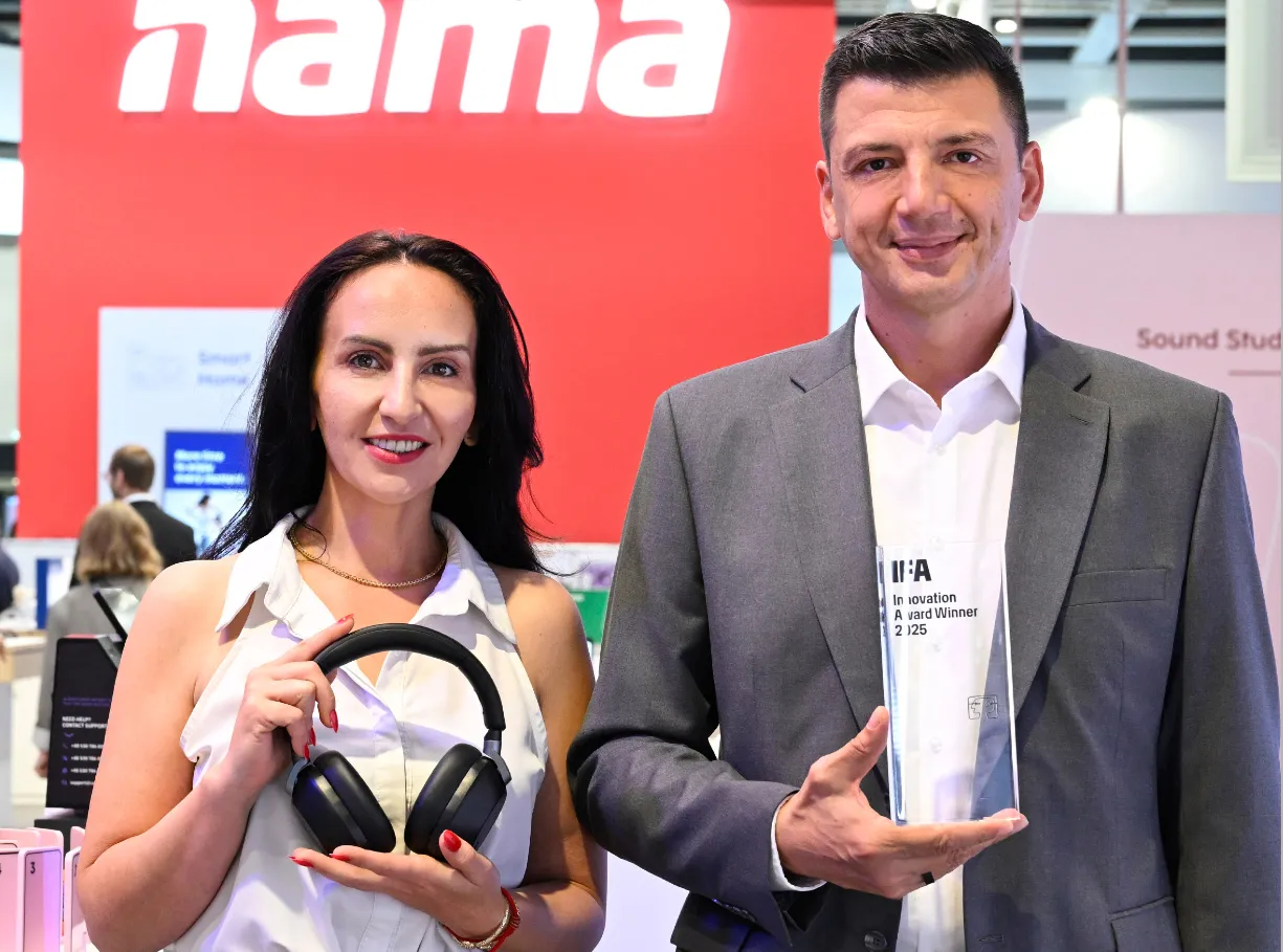 Hama vence o Prémio de Inovação da IFA 2025 com os Passion Clarity AI