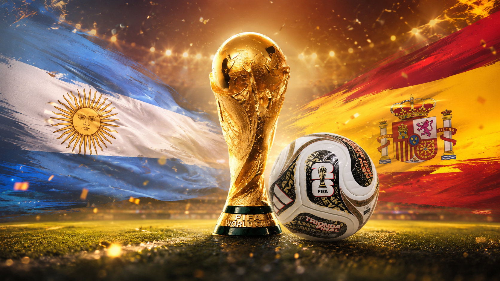 Argentina x Espanha: onde ver a final do Mundial 2026?