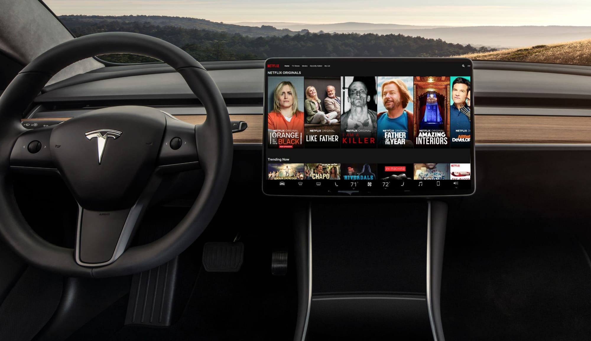 Tesla prepara suporte para mais serviços de streaming no Theater
