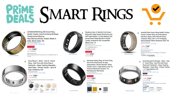 🔥 Best Smart Ring Deals for Prime Day 2025 (U.S. Only)