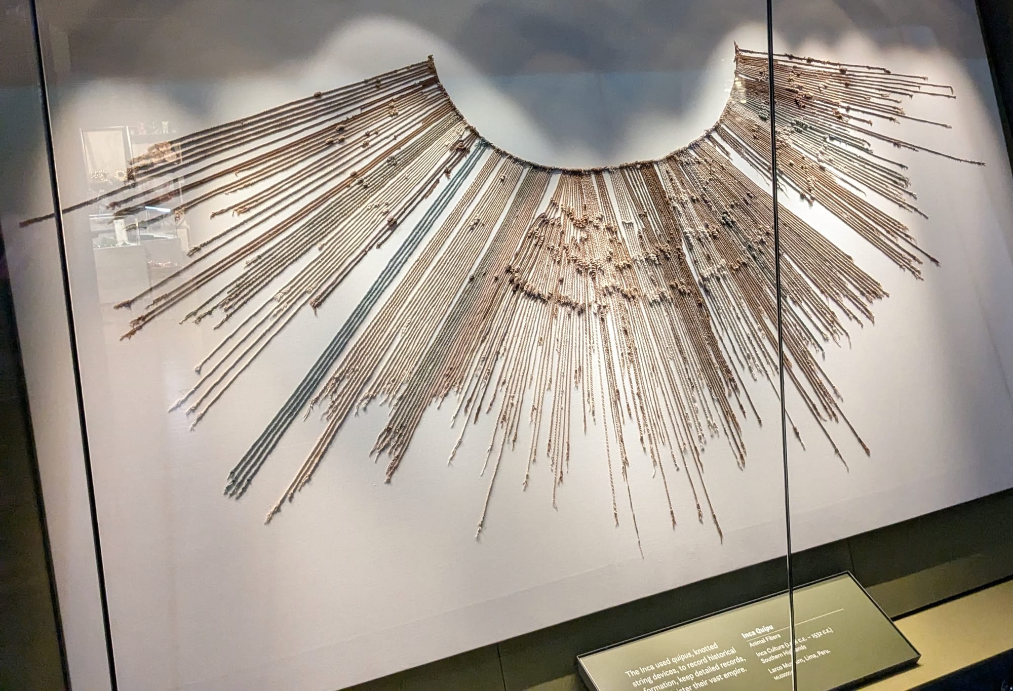 Visitando un khipu en Sydney