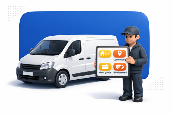 Classes of use for van insurance explained: social, commuting, own goods and hire & reward