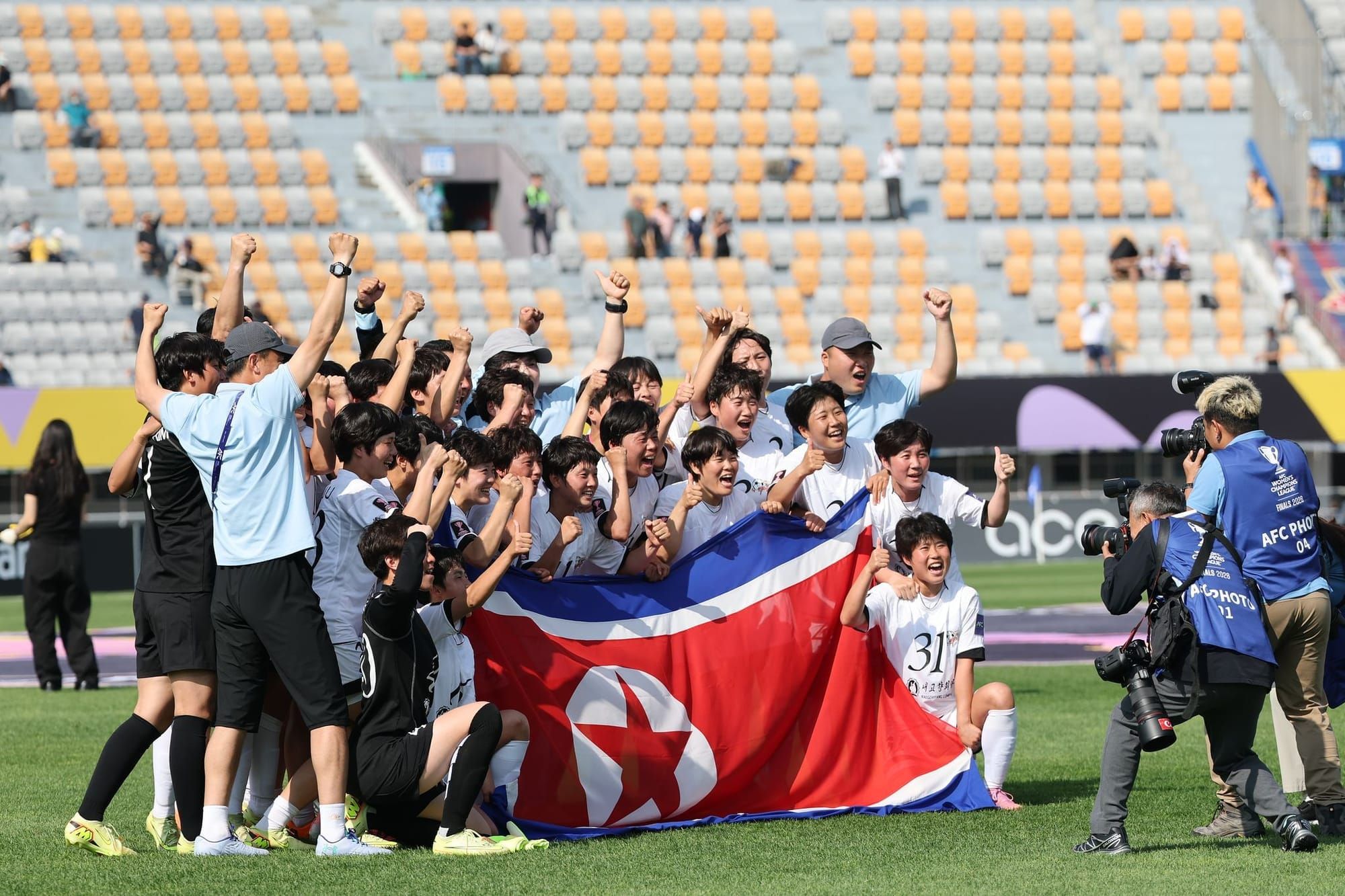 North Korean Women’s Soccer Team Wins in South Korea