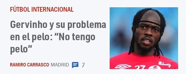 FÚTBOL INTERNACIONAL. Gervinho y su problema en el pelo: "No tengo pelo"