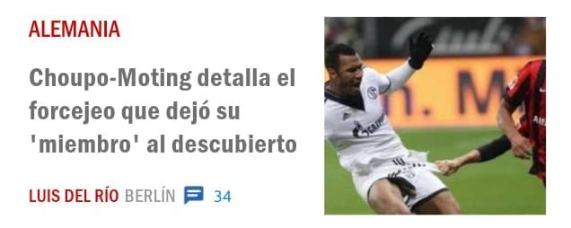 ALEMANIA. Choupo-Moting detalla el forcejeo que dejó su 'miembro' al descubierto
