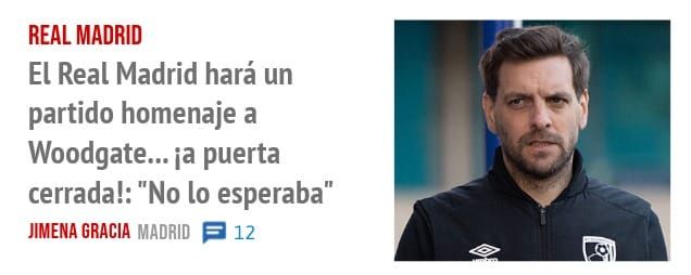 REAL MADRID. El Real Madrid hará un partido homenaje a Woodgate... ia puerta cerrada!: "No 10 esperaba"