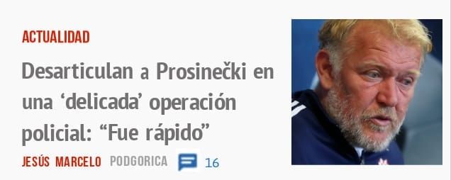 ACTUALIDAD. Desarticulan a Prosineüi en una 'delicada' operación policial: "Fue rápido"
