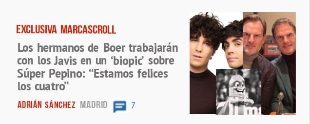 EXCLUSIVA MARCASCROLL Los hermanos de Boer trabajarán con los Javis en un 'biopid sobre Súper Pepino: "Estamos felices los cuatrd'