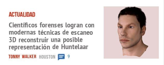 ACTUALIDAD. Científicos forenses logran con modernas técnicas de escaneo 3D reconstruir una posible representación de Huntelaar