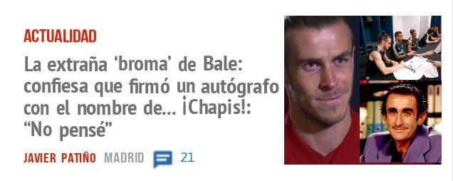 ACTUALIDAD. La extraña 'broma' de Bale: confiesa que firmó un autógrafo con el nombre de... iChapis!: "No pensé"