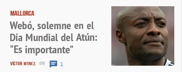 MALLORCA. Webó, solemne en el Día Mundial del Atún: "Es importante"