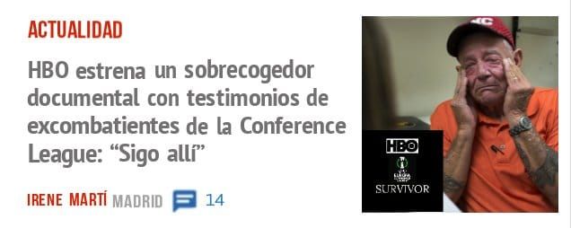 ACTUALIDAD. HBO estrena un sobrecogedor documental con testimonios de excombatientes de la Conference League: "Sigo allf'