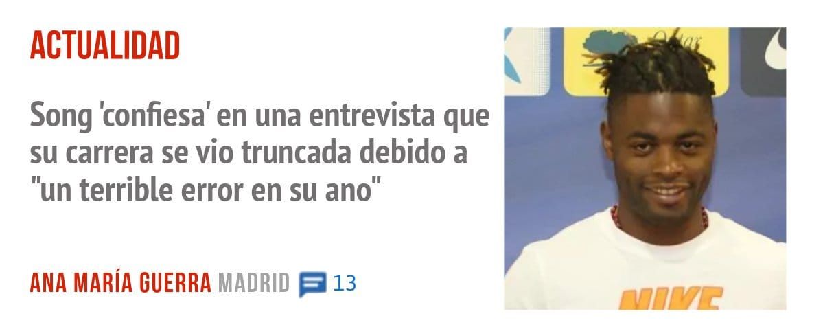 ACTUALIDAD. Song 'confiesa' en una entrevista que su carrera se vio truncada debido a "un terrible error en su ano"