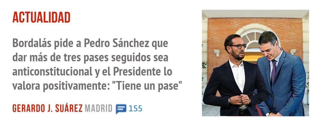 ACTUALIDAD. Bordalás pide a Pedro Sánchez que dar más de tres pases seguidos sea anticonstitucional y el Presidente 10 valora positivamente: "Tiene un pase"