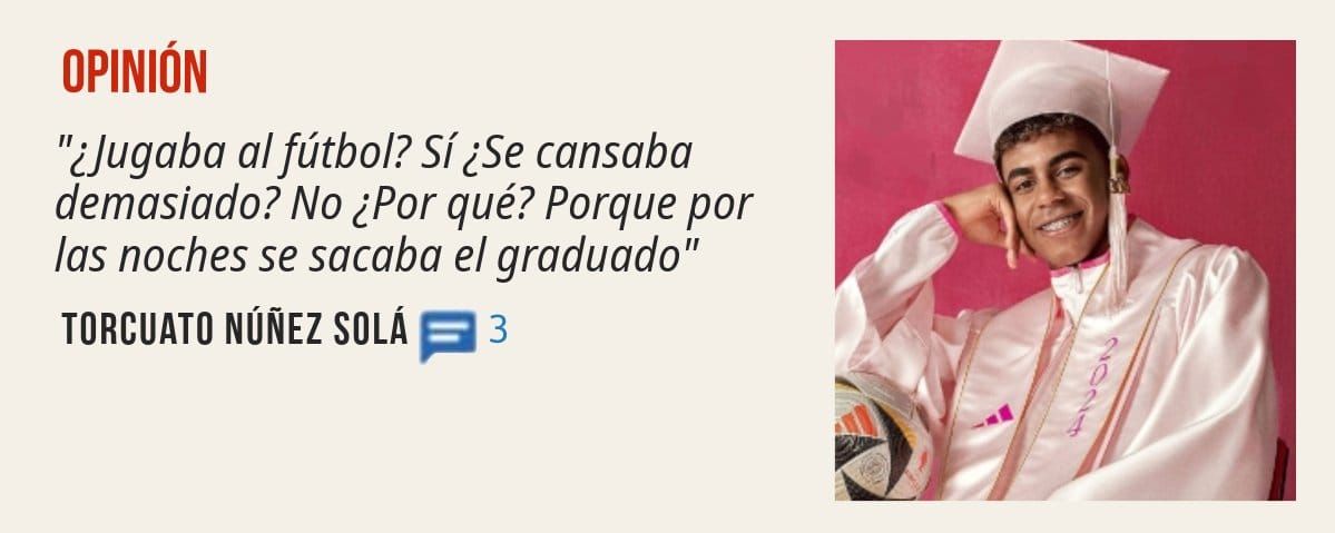 OPINIÓN. "¿Jugaba al fútbol? Sí ¿Se cansaba demasiado? No ¿Por qué? Porque por las noches se sacaba el graduado" TORCUATO NÚÑEZ SOLÁ