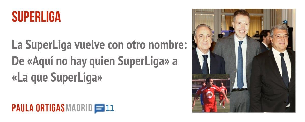 SUPERLIGA. La SuperLiga vuelve con otro nombre: De «Aquí no hay quien SuperLiga» a «La que SuperLiga»