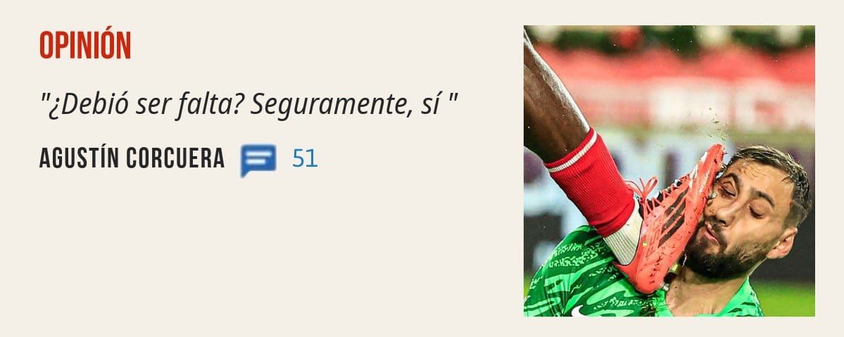 OPINIÓN. "¿Debió serfalta? Seguramente, sí " AGUSTÍN CORCUERA