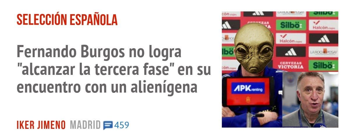 SELECCIÓN ESPAÑOLA. Fernando Burgos no logra "alcanzar la tercera fase" en su encuentro con un alienígena