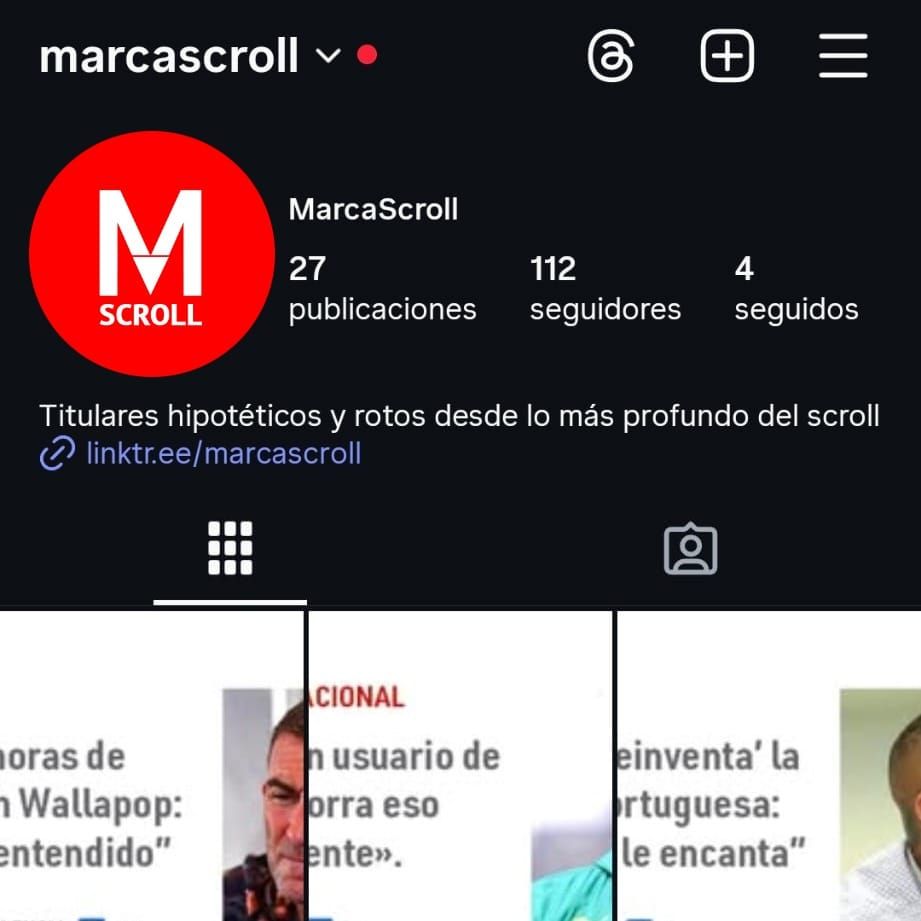 marcascroll v. Titulares hipotéticos y rotos desde 10 más profundo del scroll @ linktr.ee/marcascroll loras de Wallapop: