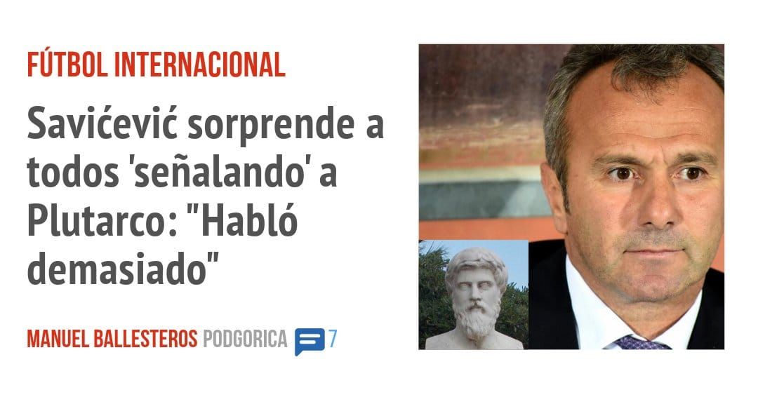 FÚTBOL INTERNACIONAL. Saviéevié sorprende a todos 'señalando' a Plutarco: "Habló demasiado"
