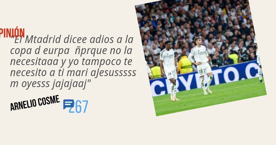 PINVMtadrid dicee adios a la. copa d eurpa ñprque no la necesitaaa y yo tampoco te necesito a ti mari a]esusssss m oyesss jajajaaj" ARNEUOCOSME